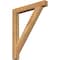 Ekena Millwork Traditional Block Rough Sawn Bracket, Western Red Cedar, 4"W x 34"D x 42"H BKT04X34X42TRA05RWR - alternate 1